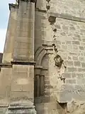 Rupture entre façade et mur gouttereau sud.