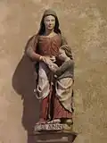 La statue de sainte Anne.