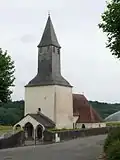 Église Sainte-Quiterie XIIe&nbsp;siècle.