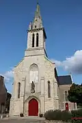 Église Sainte-Zéphirine : la façade.