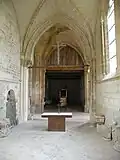 Chœur, vue vers l'ouest.