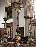 Garniture d'autel dans l'église Saint-Christophe de Tourcoing