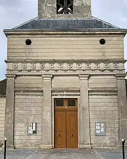 Détail de la façade.
