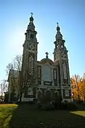 L'église Sainte-Croix de Sainte-Croix.