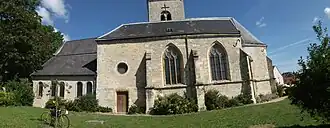 Façade au sud.