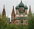 Église Saint-Jean-Chrysostome (de 1642).  Églises détruits : Église de Pierre et Paul sur la rive de la Volga ; Église Saint-Jean Chrysostome au Kremlin ; Église de Barbara la grande martyre ; Église de la Résurrection du Christ ; Église de Tous les Saints.