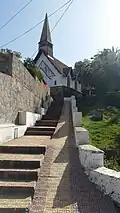 Escalier d'accès.