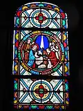 Vitrail l'Adoration des bergers.