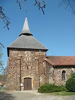 Église Saint-Jean-Baptiste de Mézos, XIVe siècle.
