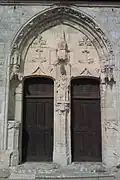Le portail méridional.