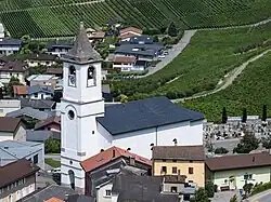 L'église de Saxon.
