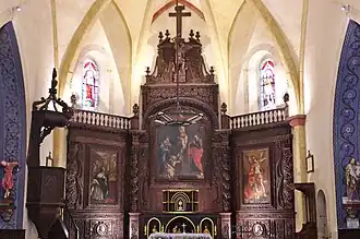 Le retable majeur.