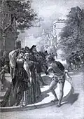 Illustration pour Comme il vous plaira de Shakespeare.