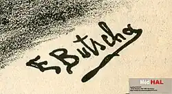 signature d'Émile Butscha