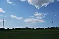 Éoliennes à Métis-sur-Mer en août 2010.