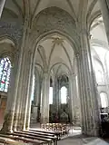 2e&nbsp;vaisseau, 1re&nbsp;travée, vue vers l'est.