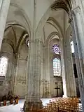 Collatéral sud, 1re&nbsp;travée, vue vers le sud-ouest.