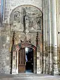 1er&nbsp;vaisseau, porte de la sacristie.