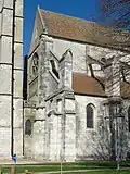 1re&nbsp;travée, côté sud.