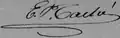 Signature de Étienne-Paschal Taché