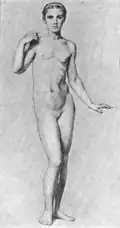 Étude pour Hamadryade, c. 1868.