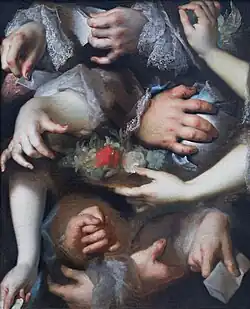 Études de mains (vers 1714), Paris, musée du Louvre.