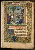 L'entrée du Christ à Jérusalem, fo&nbsp;1&nbsp;ro.
