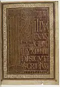 Incipit de saint Marc, f.61