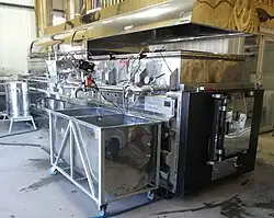 Évaporateur moderne, à osmose inverse puis bouillage.