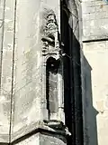 Niche à statue.