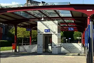 Accès souterrain.