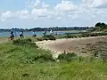 Cyclistes sur l'île d'Arz.