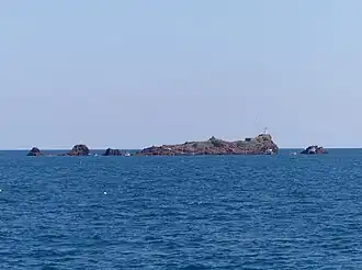 Vue du Lion de mer depuis Saint-Raphaël.