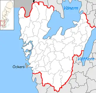 Localisation de Öckerö