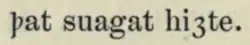 Extrait de An Old and Middle English reader, 1893, avec yogh.