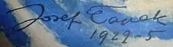 signature de Josef Čapek