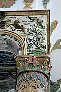 décorations de la Bimah en stuc.