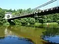Le pont de Stádlec sur la Lužnice