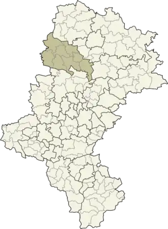 Localisation de Powiat de Lubliniec
