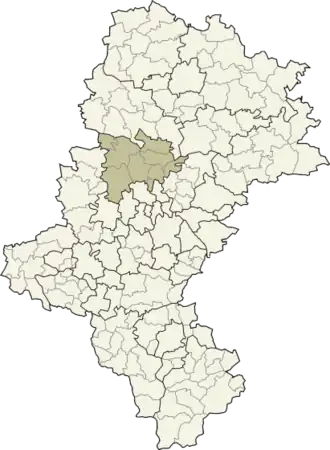 Localisation de Powiat de Tarnowskie Góry