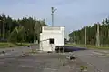 Le poste-frontière, au sud de Šalčininkai.