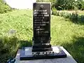 Monument sur le lieu des anciennes fosses communes, cimetière juif
