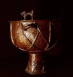 Chaudron en bronze.