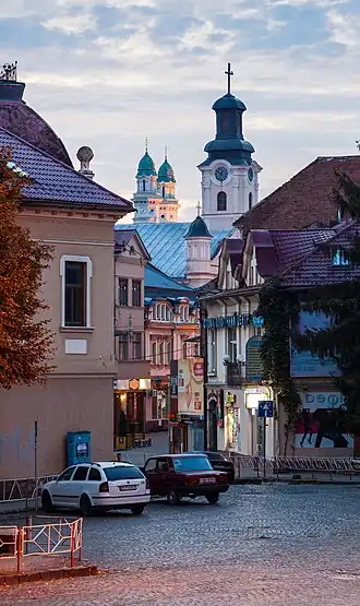 Oujhorod : la cathédrale gréco-catholique.