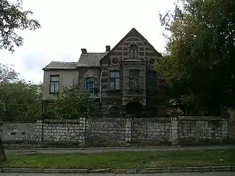 Maison des Lions construite par Victor Nilsen, vers 1900.