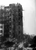 Bâtiment détruit en 1940.