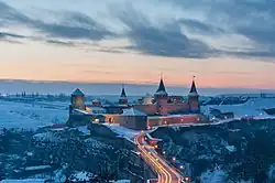 Autre vue de  la forteresse, décembre 2010.