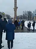 commémoration des héros morts pour l'Ukraine
