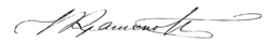 signature d'Ivan Kramskoï