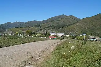 Vue du village.